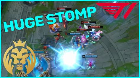 T1 crush MAD in 16:47 .